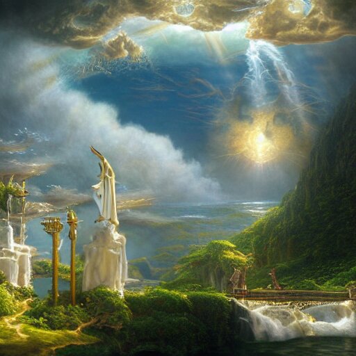 spiritual journey fantasy world. (https://freeimagegenerator.com/)